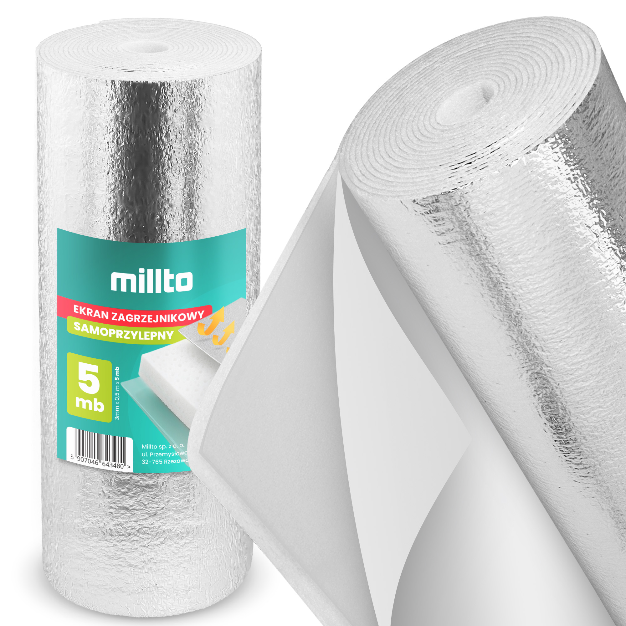 Ekran zagrzejnikowy samoprzylepny 5 m