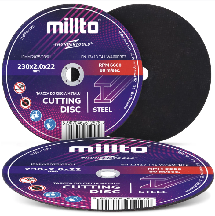 Tarcza do cięcia metalu ThunderTools 230 mm