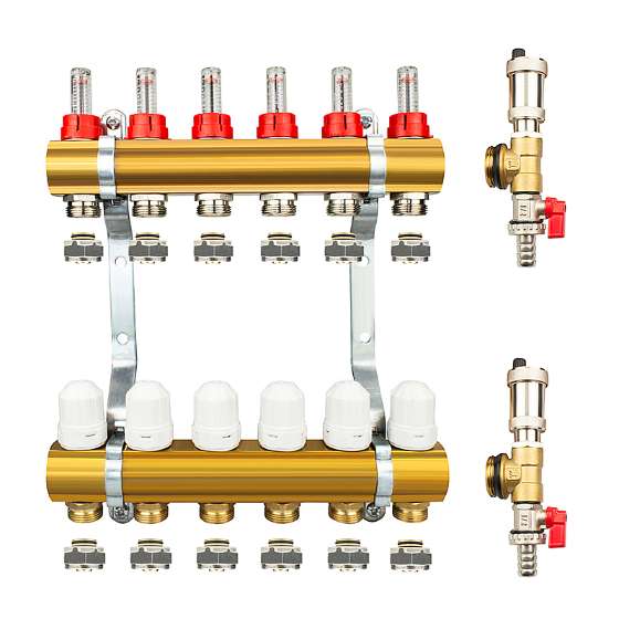 Radiant heat manifold